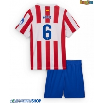 Maglie da calcio Atletico Madrid Koke #6 Prima Maglia Bambino 2025-26 Manica Corta (+ Pantaloni corti)